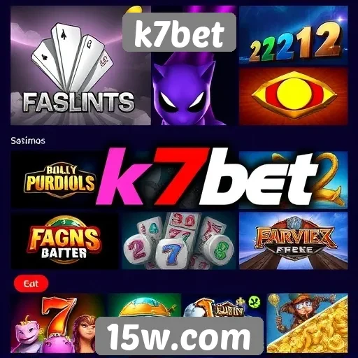 Diversificação de jogos disponíveis no k7bet